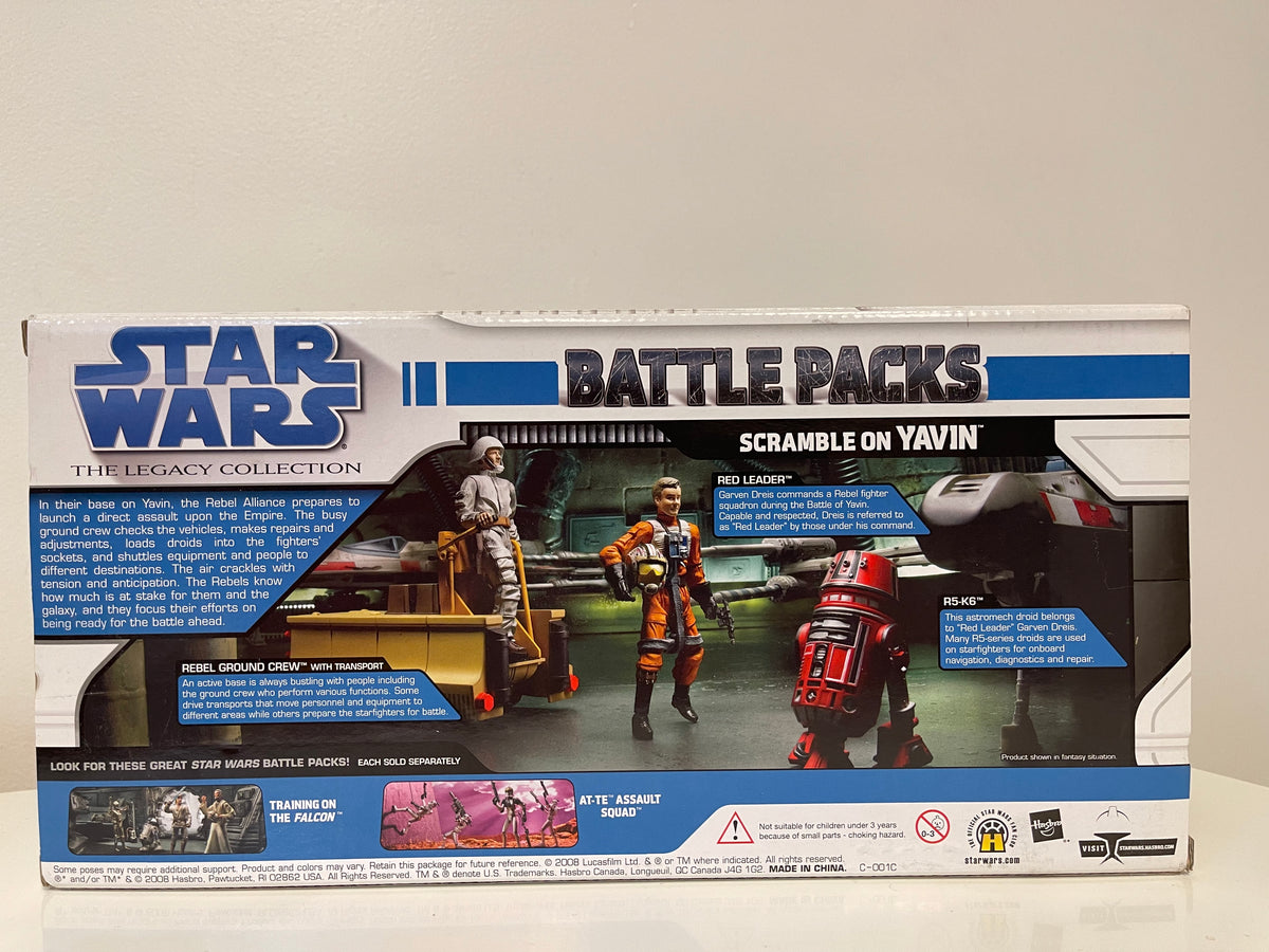 Star Wars The Legacy Collection Battle Packs Scramble On Yavin