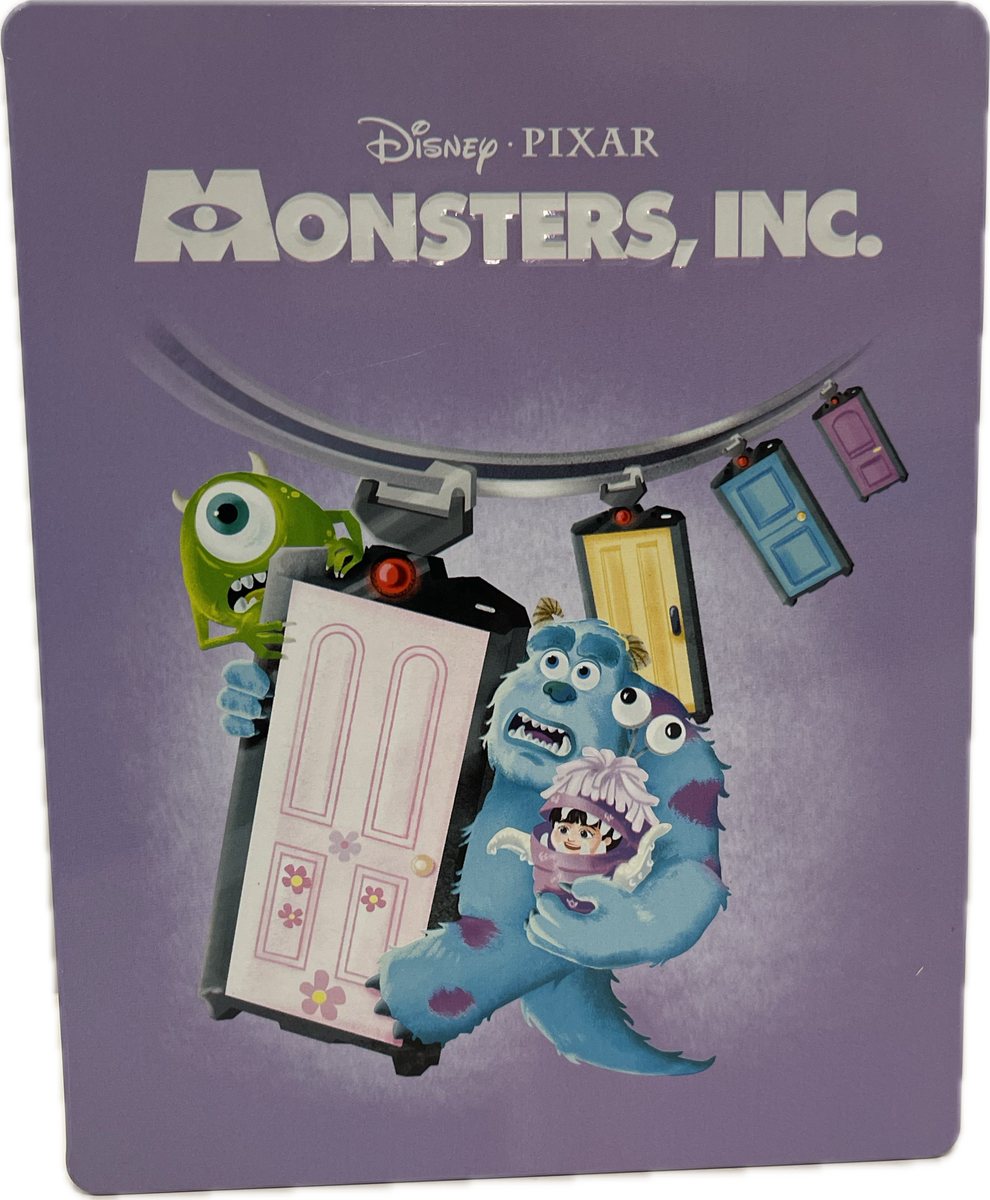 Disney Pixar Monsters Inc and Monsters University 4K store Steelbooks