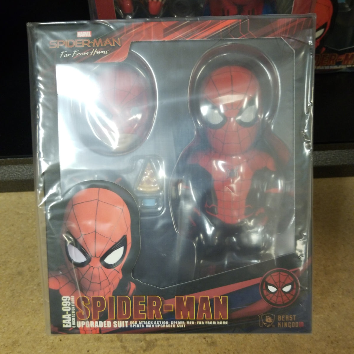 Beast-Kingdom USA  Spider-Man：Far From Home Spider-ManUpgraded Suit Egg  Attack Action Figure