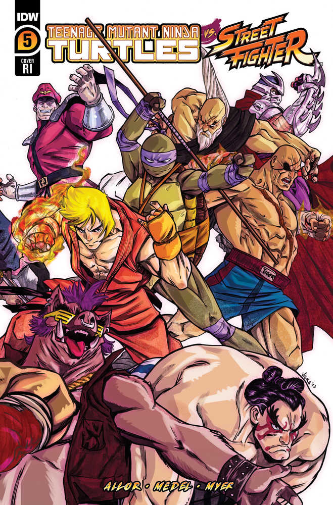 Teenage Mutant Ninja Turtles Vs. Street Fighter' Comic