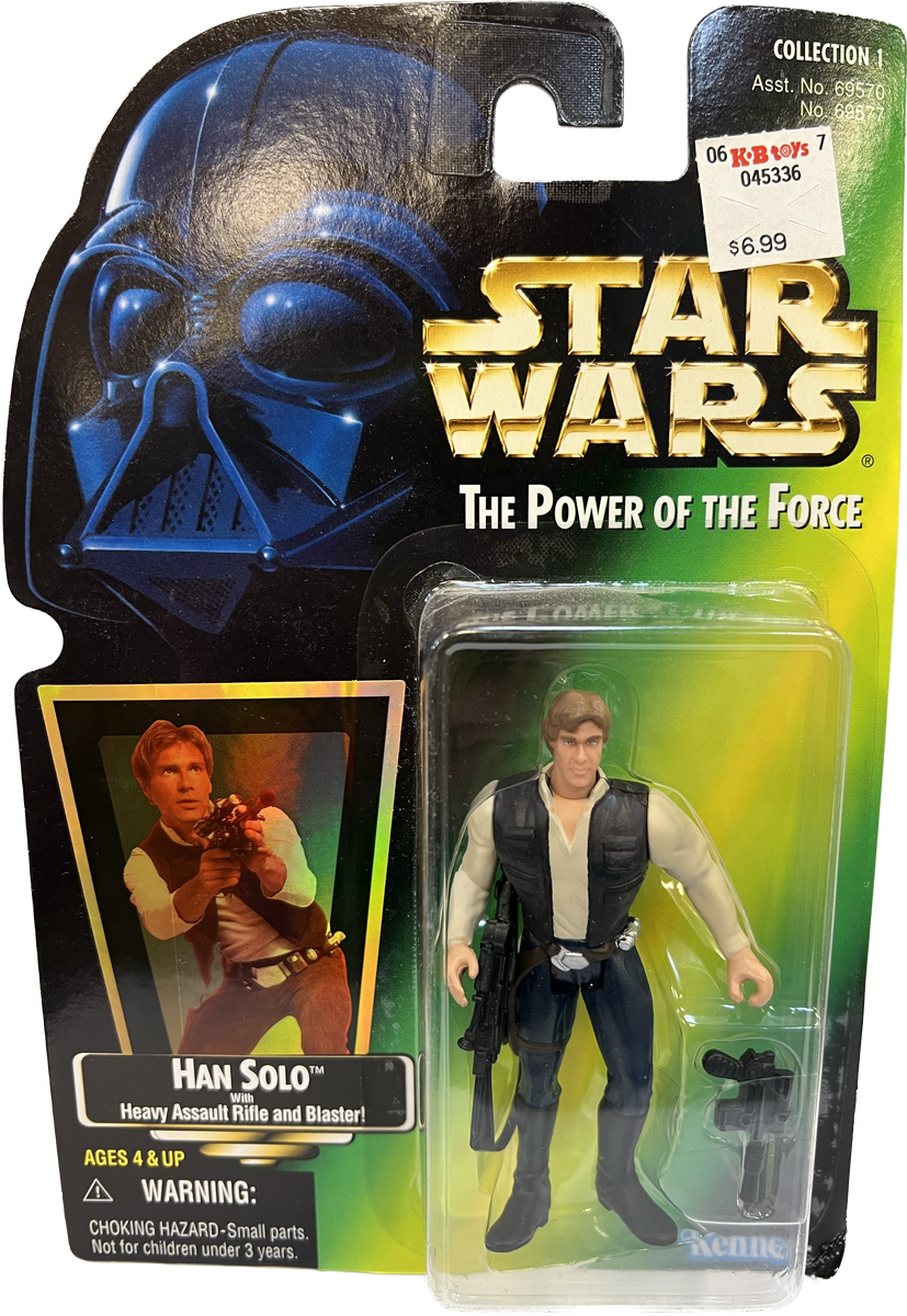 Star wars Power of the Force Han Solo heavy blaster sale