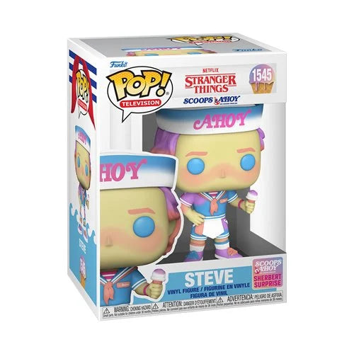 Stranger Things Steve (Scoops Ahoy) Funko Pop! Vinyl Figure #1545