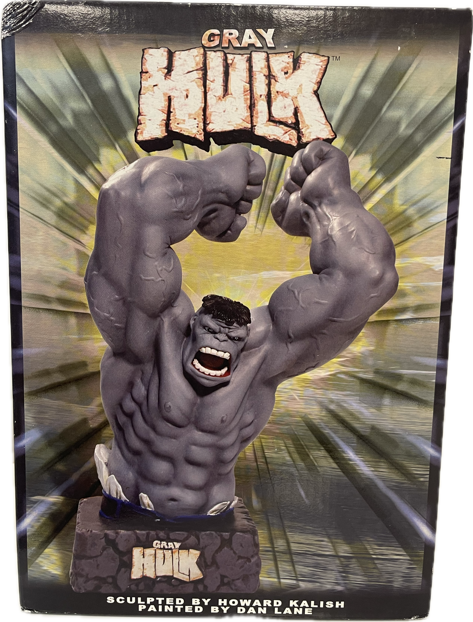 Grey Hulk Statue