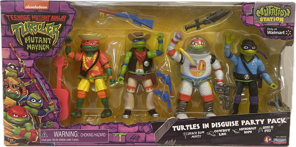 Teenage Mutant Ninja Turtles Mutant Mayhem Turtles In Disguise Party Pack