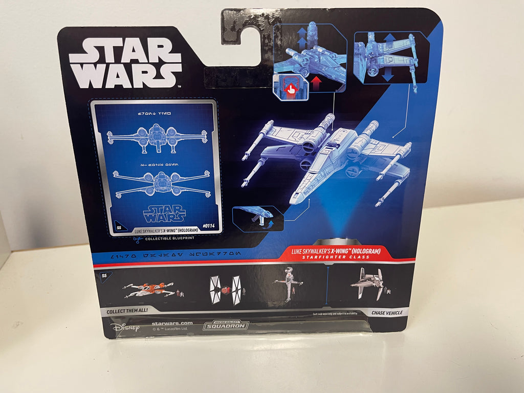 Star Wars Micro Galaxy Squadron Luke Skywalker's X-Wing (Hologram) Cha ...