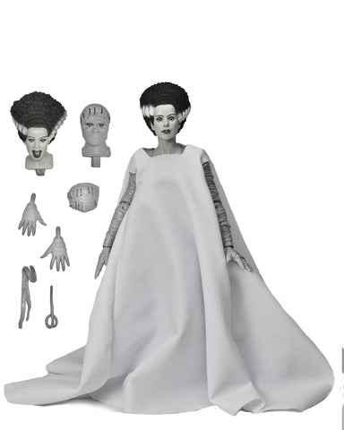 Universal Monsters 7” Scale Action Figure Ultimate Bride of Frankenstein (Black & White)