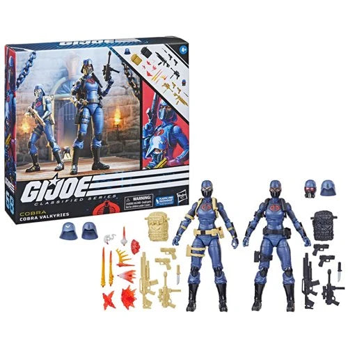 G.I. Joe Classified Series Cobra Valkyries 6-Inch Action Figures