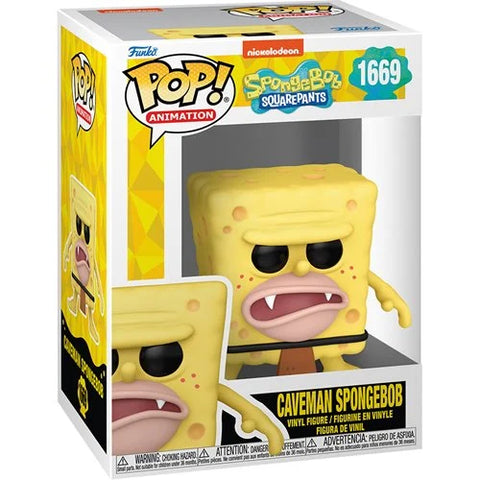 SpongeBob 25th Anni. Caveman SpongeBob Pop! Vinyl Figure #1669