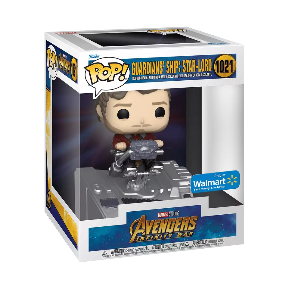 Funko Pop! Guardians' Ship: Star-Lord Bobble Head (1021) - Infinity Wa ...