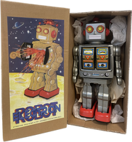 12 Inch Electron Robot Mr. D Cell Silver And Gold