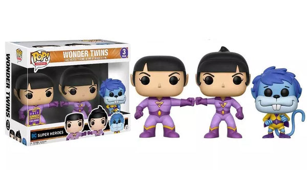 Super Friends - Wonder Twins Pop! Vinyl 3-Pack - SDCC 2017