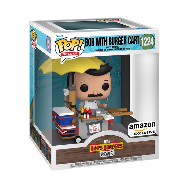 Funko Pop! Deluxe: Bob's Burgers - Bob With Burger Cart - Amazon