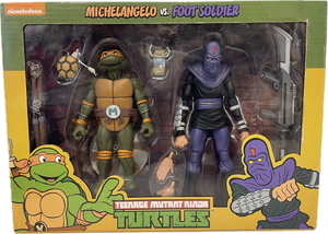 Teenage Mutant Ninja Turtles Michelangelo VS. Foot Soldier