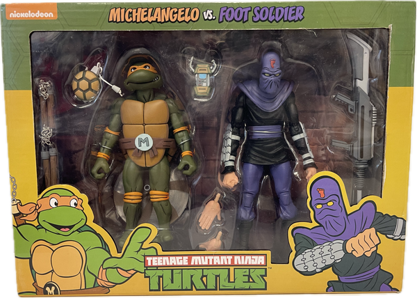 Teenage Mutant Ninja Turtles Michelangelo VS. Foot Soldier