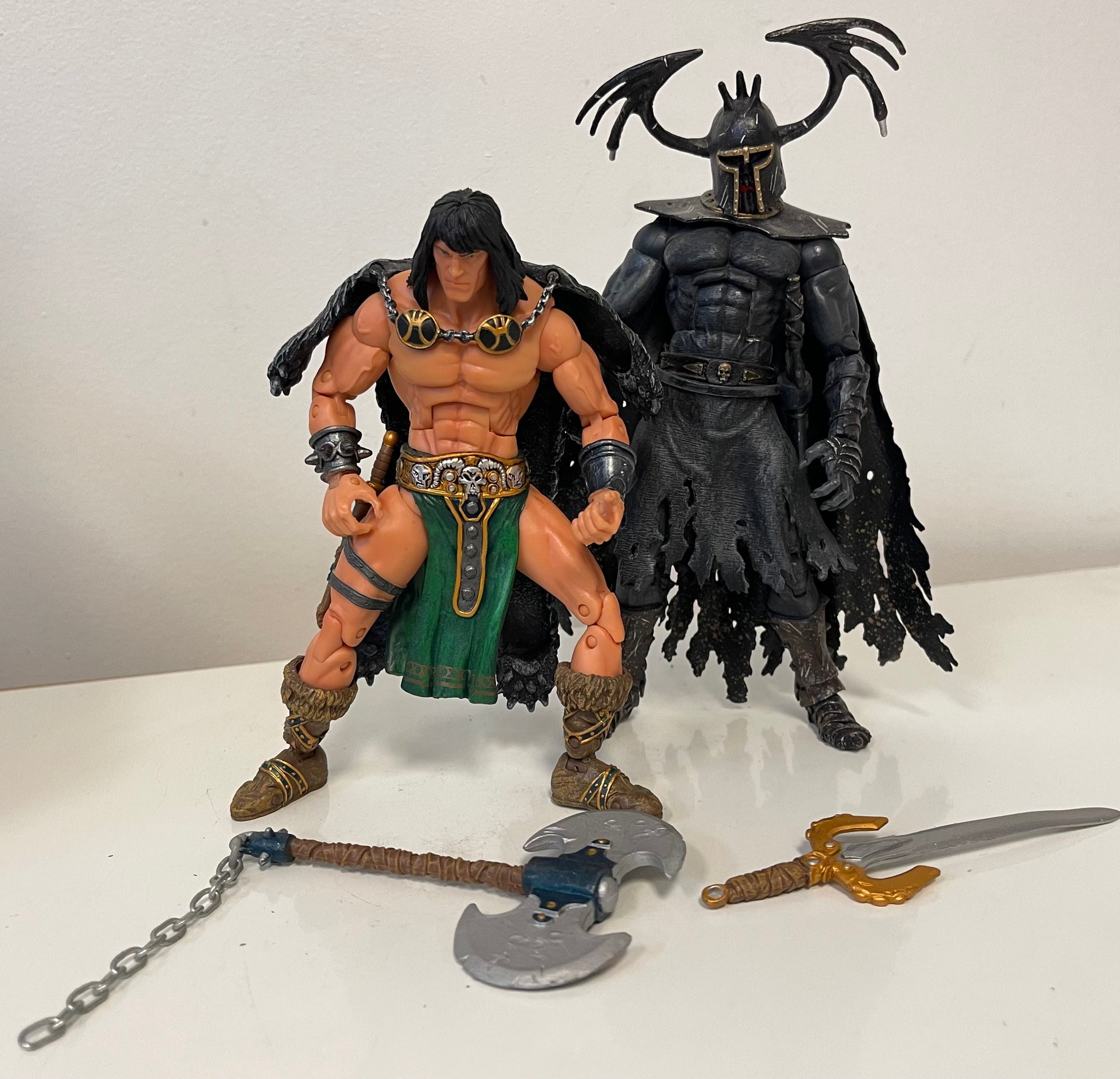 Legendary Comic Book Heroes Conan The Barbarian & Wrarrl