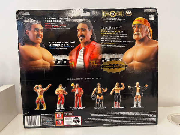 Classic WWE Superstars Champion Series LE Hogan, Beefcake, & Hart 3-Pack