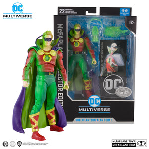 DC McFarlane Collector Edition Wave 1 Green Lantern Alan Scott Platinum Edition 7-Inch Scale Action Figure