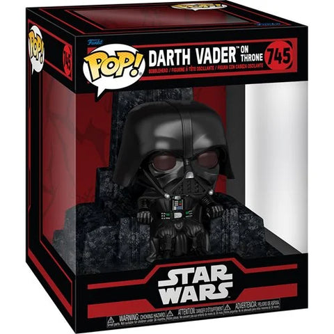 Star Wars Dark Side Darth Vader on Throne Deluxe Pop! Vinyl