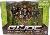 GI Joe The Rise Rise Of Cobra SGT. Stone, Speed Metal, & Grunt Figure Set