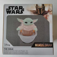 The Mandalorian - The Child Ceramic Salt Pepper Shakers Grogu & Pod, Baby Yoda