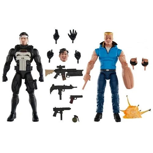 Marvel Legends Punisher and Bushwacker 6-Inch Action Figures