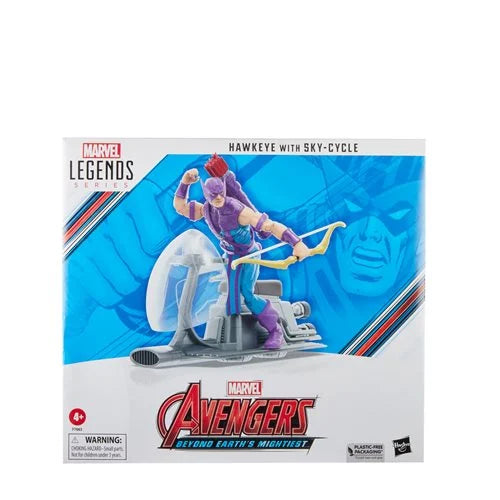 Avengers 60th Anniversary Marvel Legends Hawkeye with Sky-Cycle