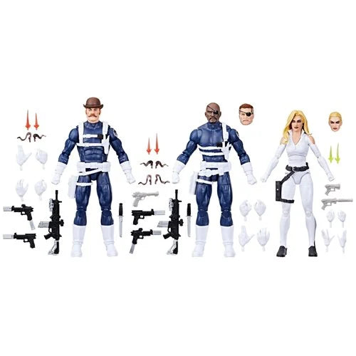 Marvel Legends Dum Dum Dugan Sharon Carter Nick Fury Jr Set