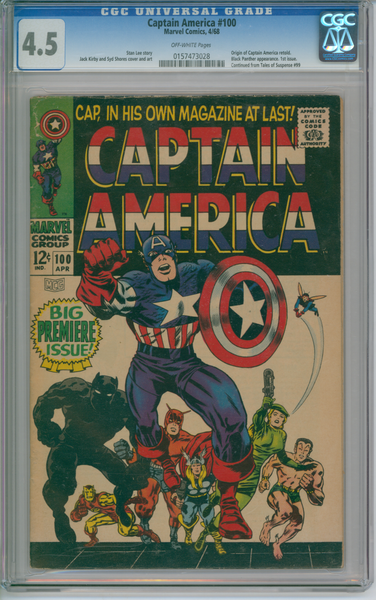 Captain America #100 CGC 4.5