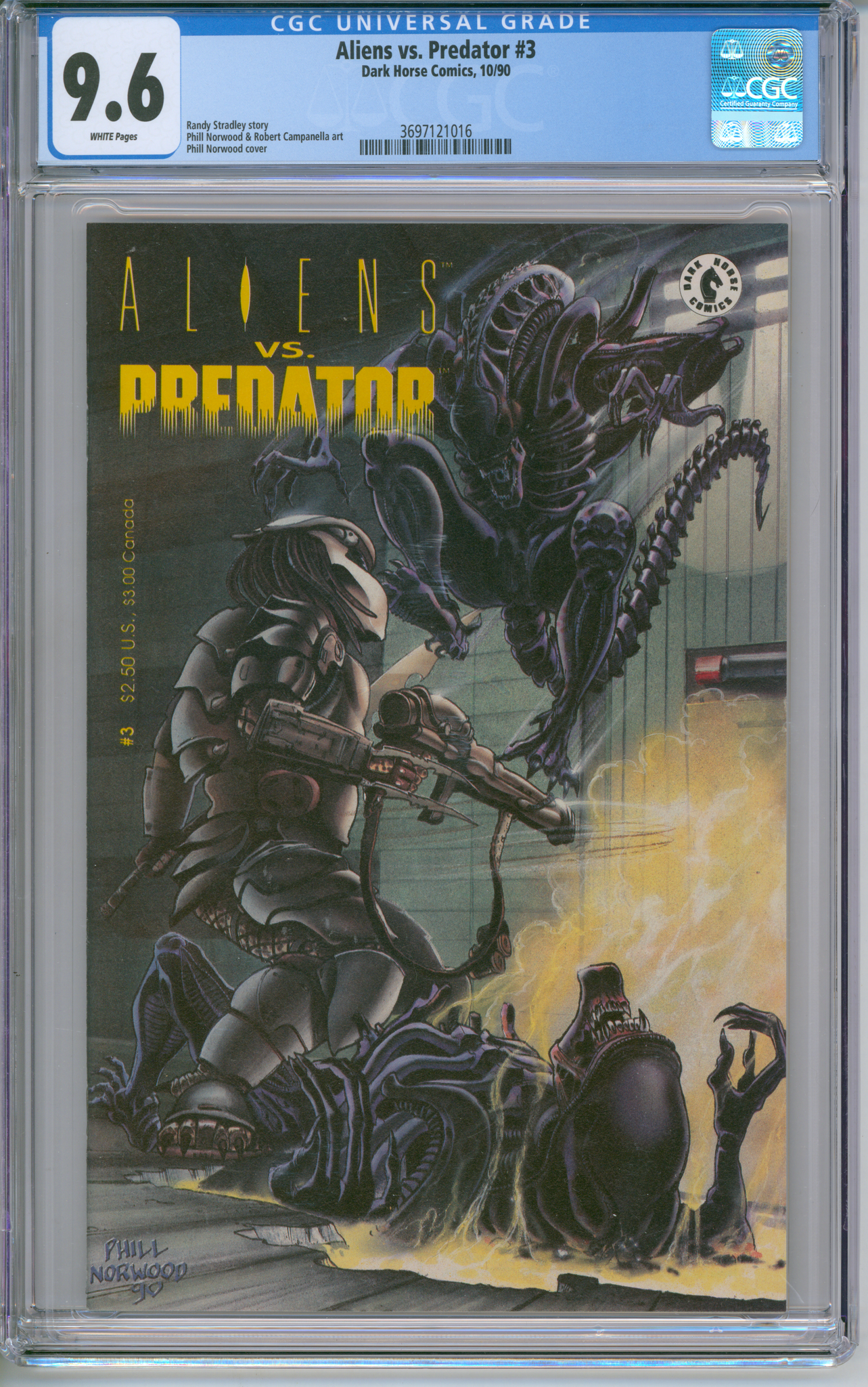 Aliens vs. Predator #3 CGC 9.6