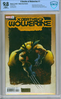 X Deaths Of Wolverine #1 CBCS 9.8 Hidden Gem Variant