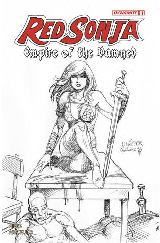 Red Sonja Empire Damned #1 Cover M 20 Copy Variant Edition Linsner Line A