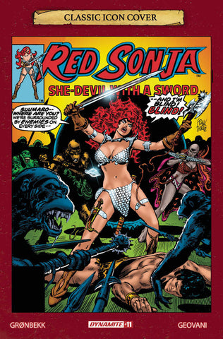 Red Sonja 2023 #11 Cover G 10 Copy Variant Edition Thorne Icon