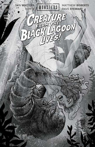 Universal Monsters Creature From The Black Lagoon Lives #2 (Of 4) Cover D 1 in 25 Francis Manapul Variant
