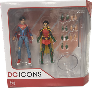 DC Icons Super Sons Robin and Superboy Action Figure Set