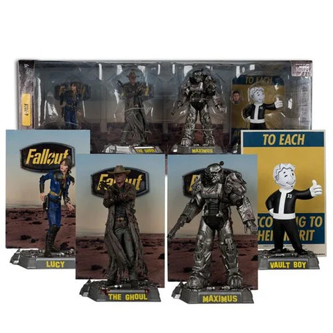 Movie Maniacs Fallout 6-Inch Scale Posed Figure 4-Pack