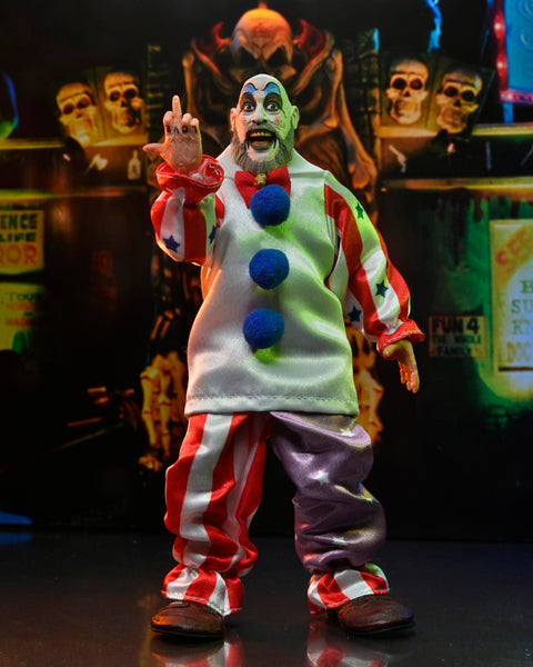 House of 1000 Corpses 20th Anniversary 8” Clothed Action Figure Captain Spaulding