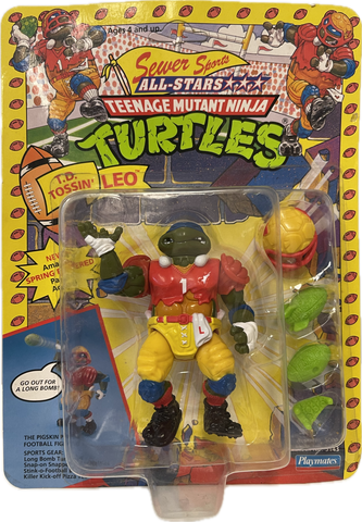 Teenage Mutant Ninja Turtles Sewer Sports All-stars T.D. Tossin' Leo 1991