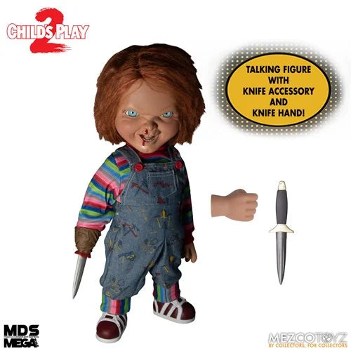 Child's Play Menacing Chucky Talking Mega-Scale 15-Inch Doll