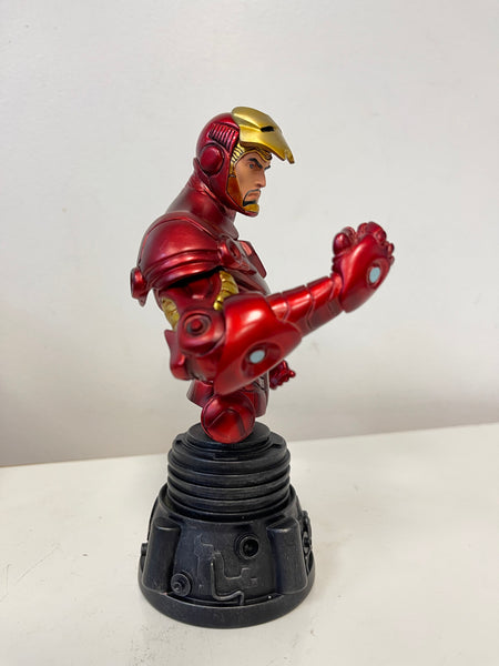 The Invincible Iron Man (Unmasked Version) Marvel Mini-Bust Statue