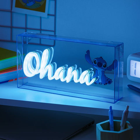 Stitch Ohana LED Neon Light