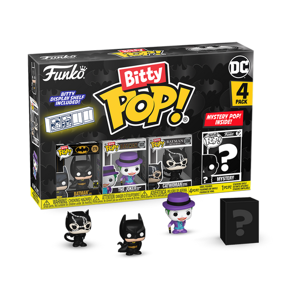 Bitty Pop! Batman 85th Anniversary 4-Pack Series 1