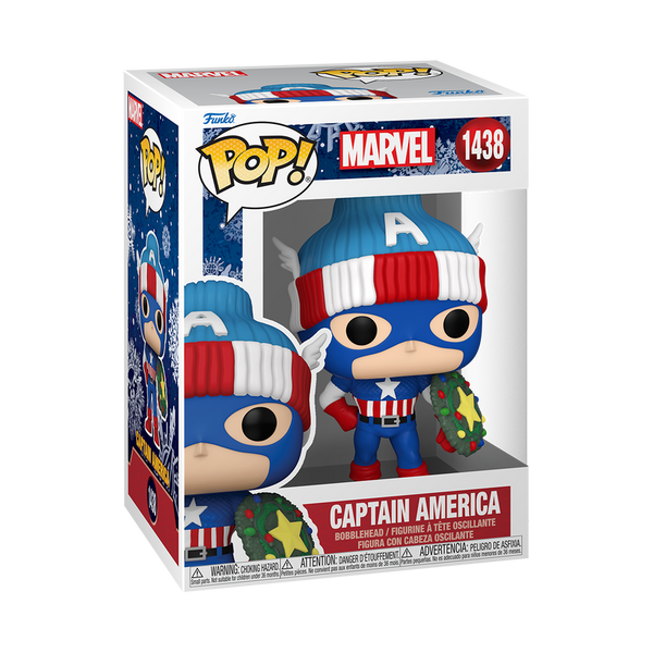 Pop! Captain America with Wreath Shield