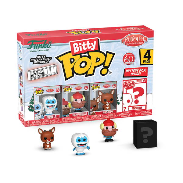 Bitty Pop! Rudolph the Red-Nosed Reindeer 4-Pack Series 1