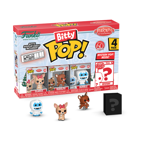 Bitty Pop! Rudolph the Red-Nosed Reindeer 4-Pack Series 2