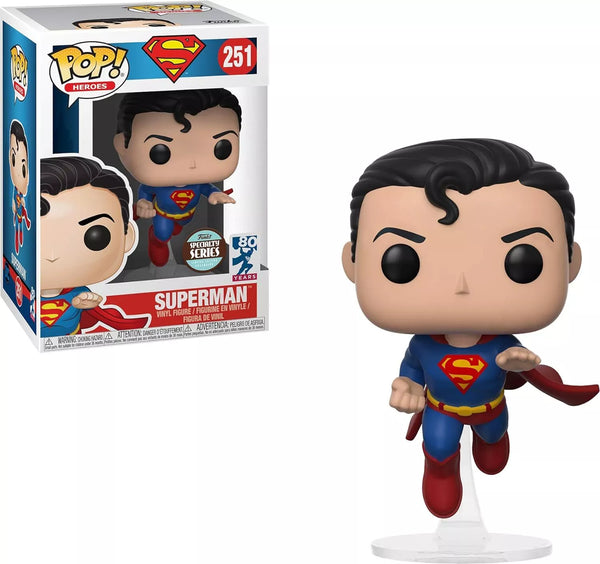 Funko POP Flying Superman 80th Anniversary Specialty Series Exclusive #251