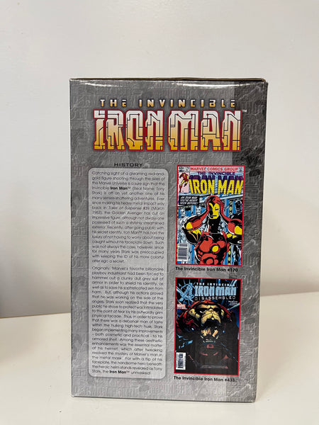 The Invincible Iron Man (Unmasked Version) Marvel Mini-Bust Statue