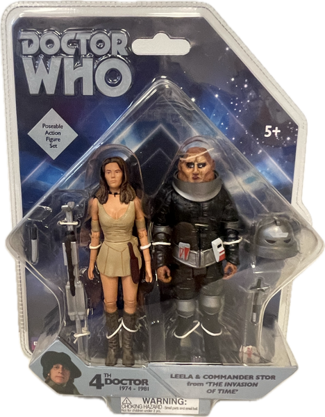 Doctor Who Leela & Commander Stor