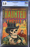 Haunted Thrills #6 CGC 3.0 Carl Burgos Art Snake Eyes Cover