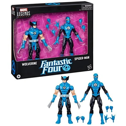 Fantastic Four Marvel Legends Wolverine Spider-Man Figures