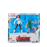 Avengers 60th Anniversary Marvel Legends Captain Marvel vs. Doctor Doom